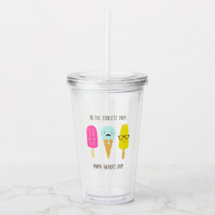 To The Coolest Pop - Father's Day Acrylic Tumbler