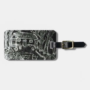 to the happy ending or the broken heart luggage tag