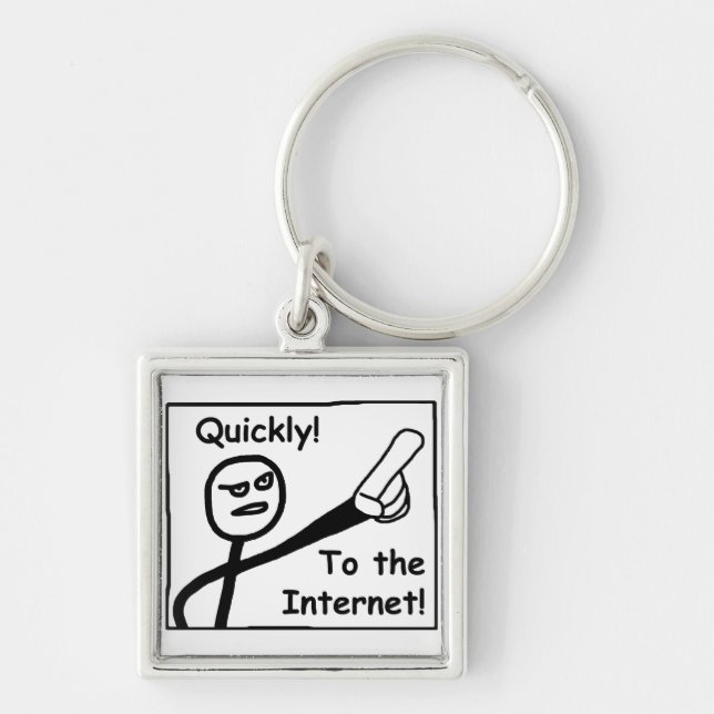 To The Internet Keychain (Front)