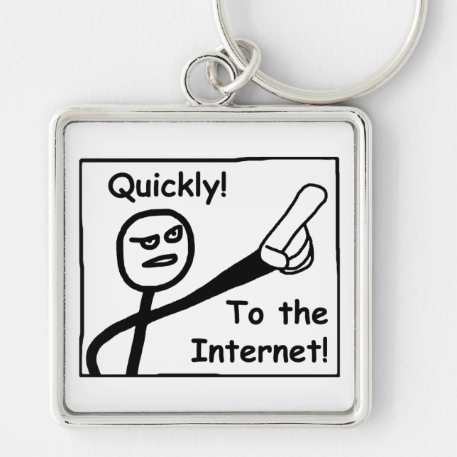 To The Internet Keychain (Front)