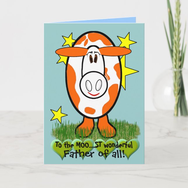To the Moo... st wonderful Father of all! Card (Front)