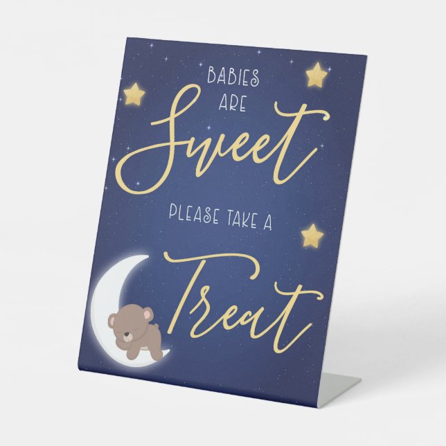 To the Moon And Back Dessert  Pedestal Sign 8x10 (Front)
