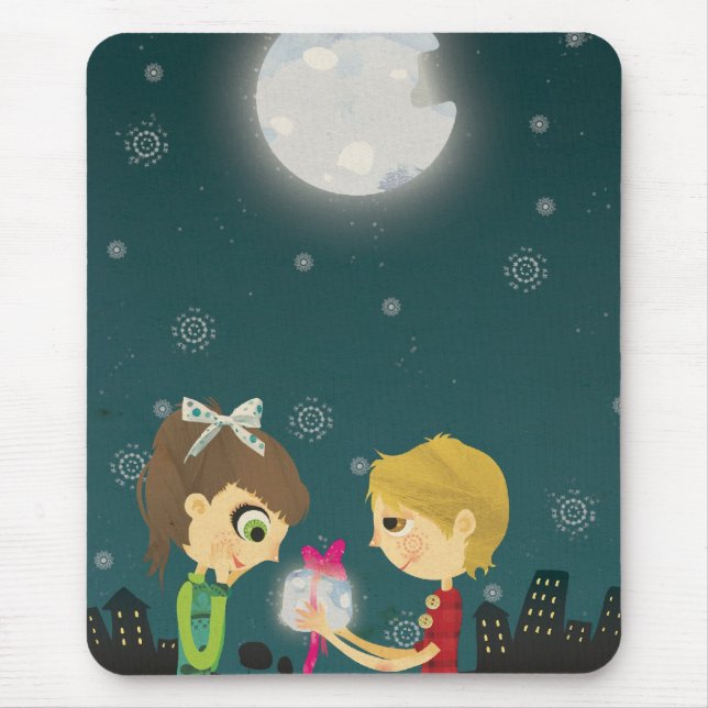 To the moon and back mouse pad (Front)