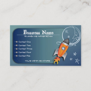 To the Moon Business Cards