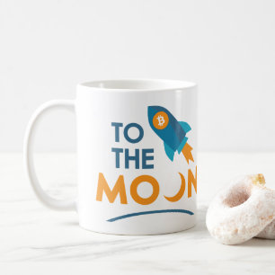 To The Moon Cryptocurrency Coffee Mug