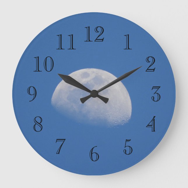 To the Moon Large Clock (Front)