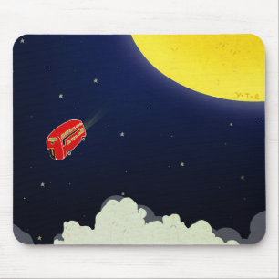 To the moon mouse pad