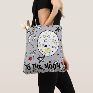 TO THE MOON  TOTE BAG