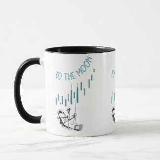 To The Moon, Trading,Trader And Shares Mug