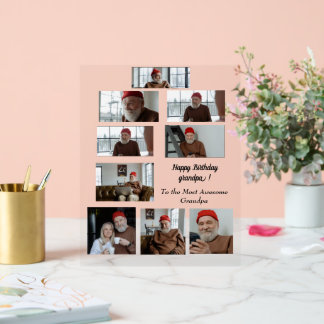 To the Most Awesome Grandpa Acrylic Sign