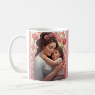 To The Most Loving Mom - Mother & Daughter Coffee Mug