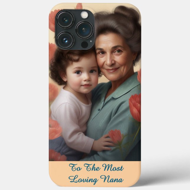 To The Most Loving Nana Phone Case 3 (Back)