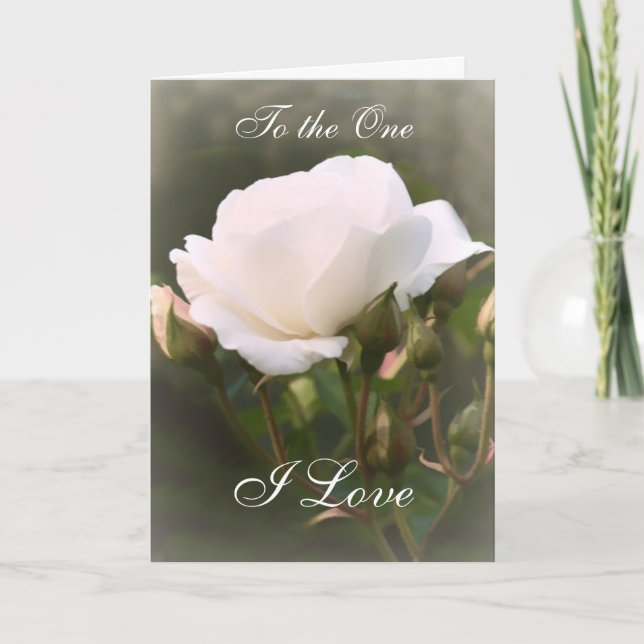 TO THE ONE I LOVE CARD (Front)
