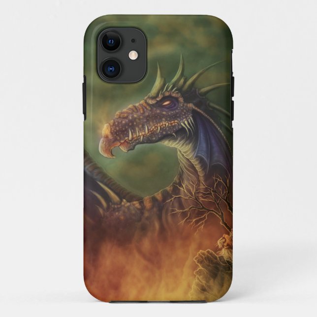 to the rescue! fantasy dragon Case-Mate iPhone case (Back)