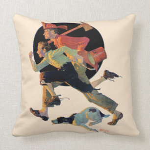 To the Rescue Throw Pillow