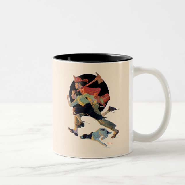 To the Rescue Two-Tone Coffee Mug (Right)