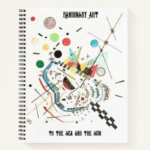 To the Sea and the Sun by Kandinsky Personalized Notebook
