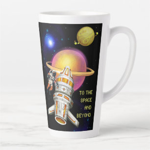 To the space and beyond latte mug