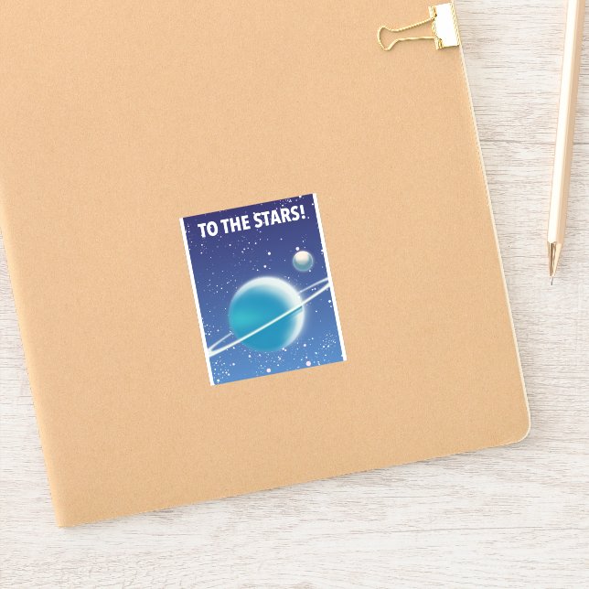 To The Stars! Sticker (Notebook)