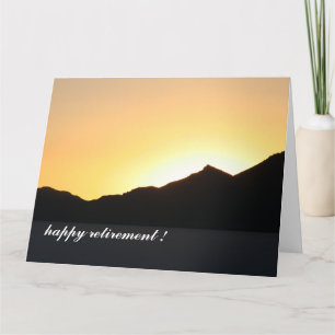 to the sunset big card