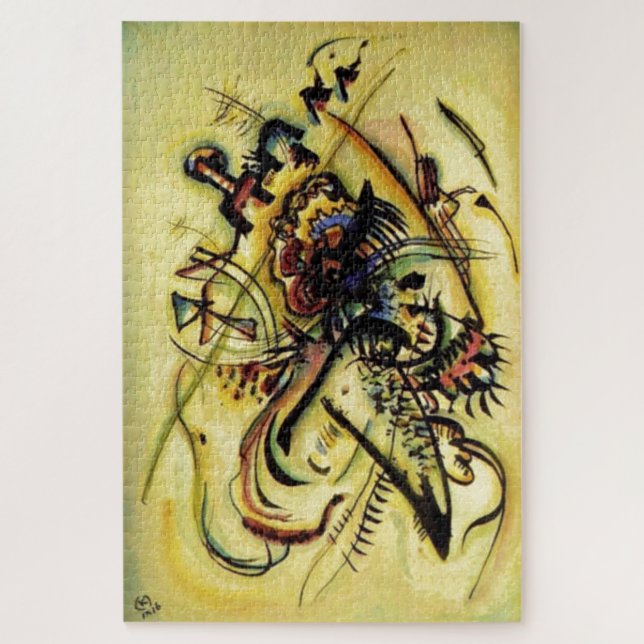 To the Unknown Voice by Kandinsky Art Painting Jigsaw Puzzle (Vertical)