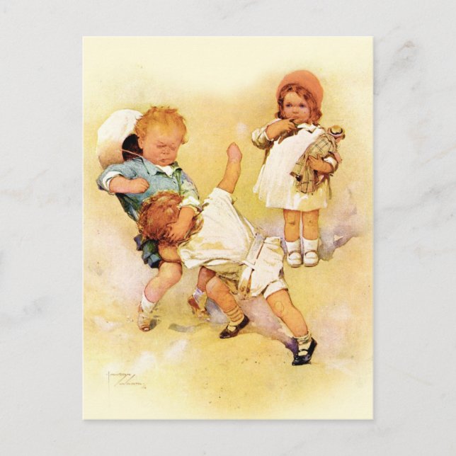 To the Victor Belong the Spoils Postcard (Front)