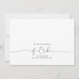 To the Wonderful Father of the Bride Message