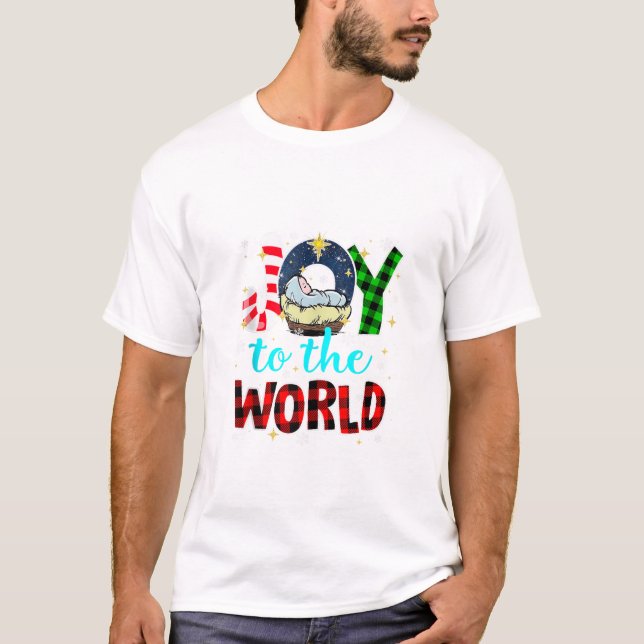 To The World Jesus Christmas T-Shirt (Front)
