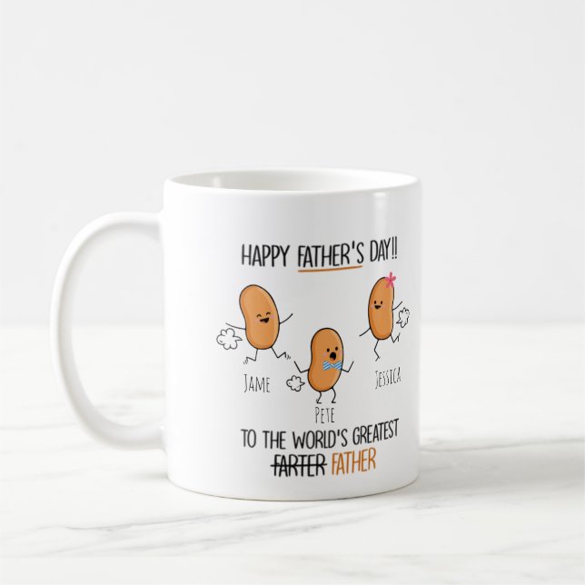 To The World's best farter up to 3 kids  Coffee Mug (Left)