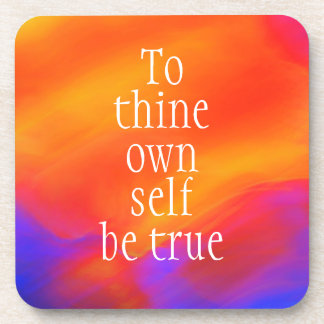 To thine own self be true coaster by Jo Images