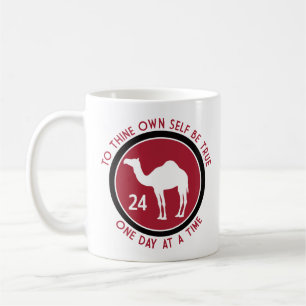 To Thine Own Self Be True - Red/Black Logo Coffee Mug