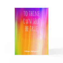 to thine own self be true vs 2 card by Jo Images