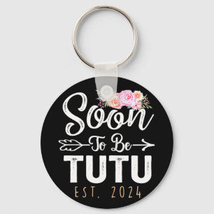 To Tutu 2024 Mothers Day Soon To Be Grandma 2024 Keychain
