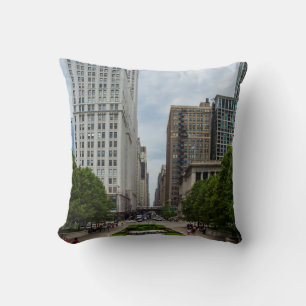 To Washington Street Throw Pillow