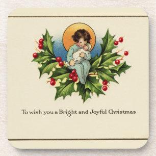 To Wish You a Bright and Joyful Christmas Coaster