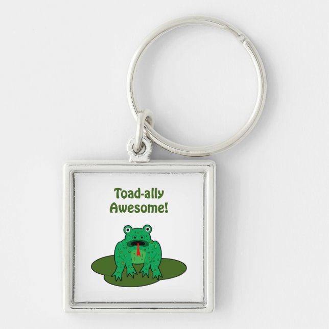 Toad-ally Awesome Keychain (Front)