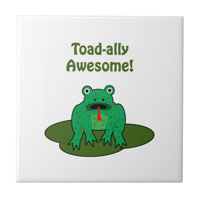 Toad-ally Awesome Tile (Front)