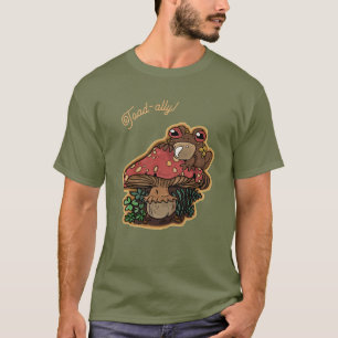 Toad-ally Toadstool Toad simple no stripesT-Shirt T-Shirt