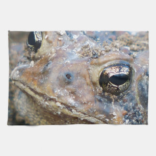 Toad face kitchen towel