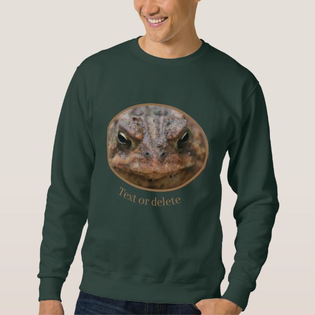 Toad Face Up Close Personalized  Sweatshirt (Front)