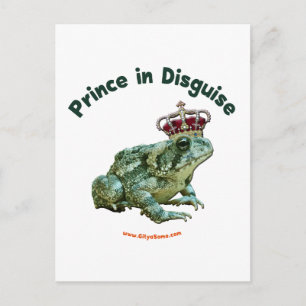 Toad Frog Prince in Disguise Postcard