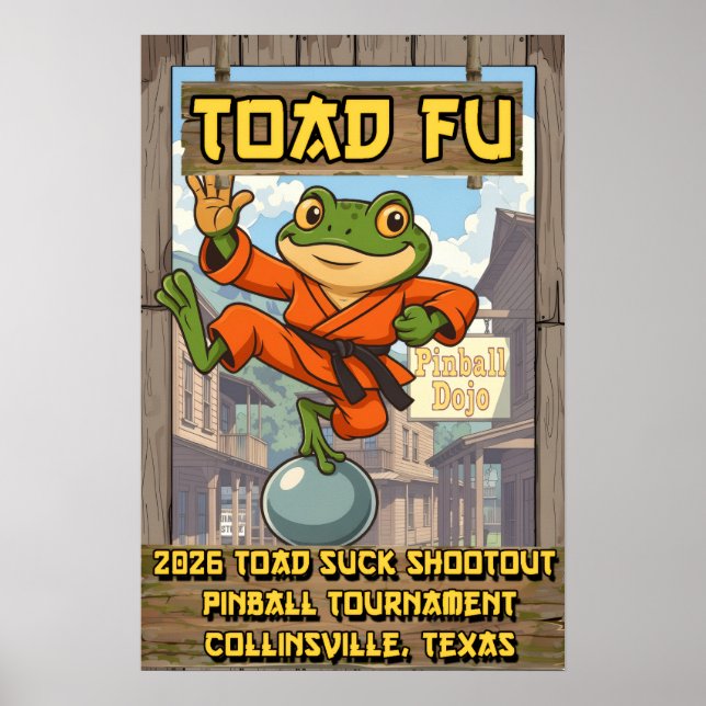 Toad Fu - Toad Suck Shoot Out 2026 Affiche (Devant)