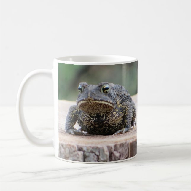 Toad on a Stump Coffee Mug (Left)