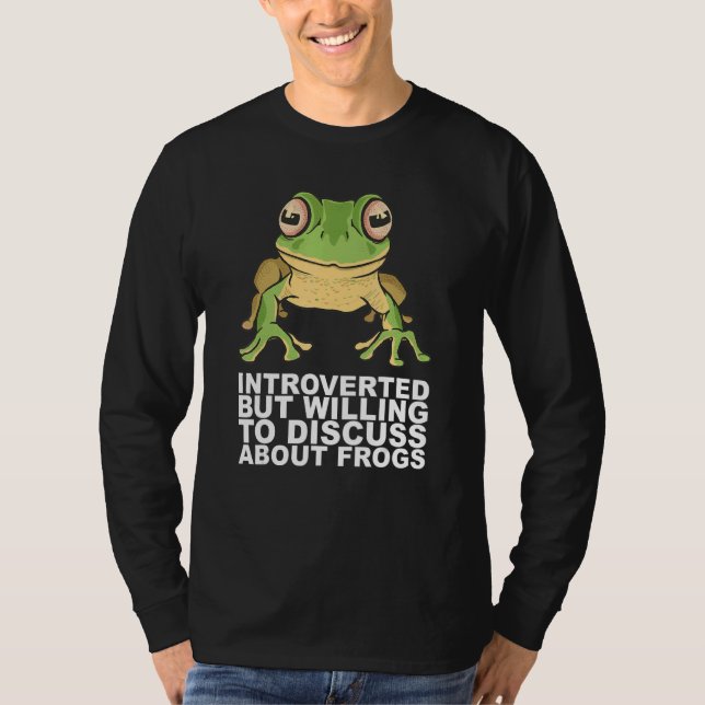 Toad Pet Studying Frog Collector 20 T-Shirt (Front)