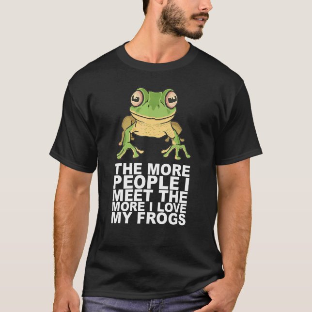 Toad Pet Studying Frog Collector 4 T-Shirt (Front)