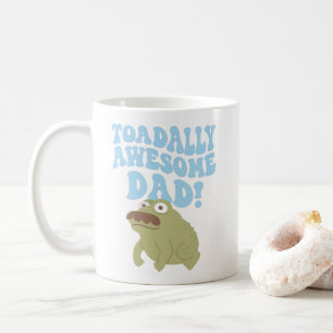 Toad Pun Toadally Awesome Papa Drôle tasse de café