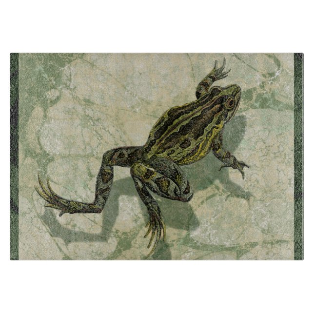 Toad Swinning in the Water Cutting Board (Front)