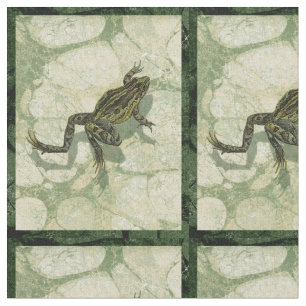 Toad Swinning in the Water Fabric