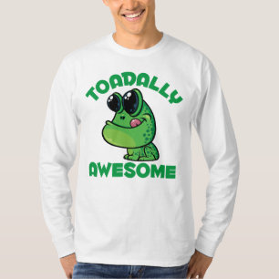 Toadally Awesome Happy Cartoon Toad T-Shirt