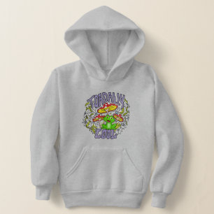 Toadally Cool Colourful floral and frog typography